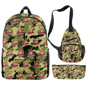 Mochila Impermeable con Diseño de <span class=keywords><strong>Anime</strong></span> para Hombre y Niño, para Viajes al Aire Libre, con Logotipo Personalizado, Juego de 3 Piezas - Product Image 6