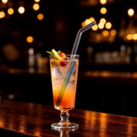 Pailles réutilisables en verre borosilicate de haute qualité 8 mm, transparentes et colorées, pour boissons, cocktails, jus, café, bar, maison, fête