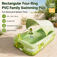 Piscine gonflable extra large pour enfants et famille, idéale pour les loisirs sportifs à domicile