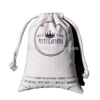 Bolsa de muselina de algodón orgánico personalizada, cordón de muselina, 4x6, 5x7, 8x10 pulgadas, promoción de impresión de pantalla, barata, se acepta cordón