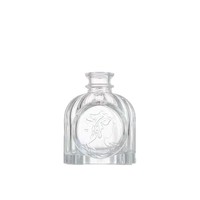 Bouteille d'aromathérapie transparente sérigraphiée de style Ins Diffuseur de roseaux en rotin sans flamme Design Tête de beauté volatile