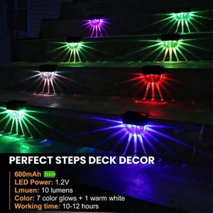 ไฟ LED พลังงานแสงอาทิตย์ขนาดเล็ก สีดำ พลาสติก กันน้ำ IP55 ควบคุมด้วยเซ็นเซอร์ แสงวอร์มไวท์ สำหรับสวน ทางเดิน และไฟตกแต่งภูมิทัศน์ - Product Image 3