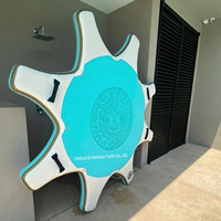Plateforme gonflable SUP, quai gonflable, planche à pagaie gonflable, plateforme insulaire pour le yoga