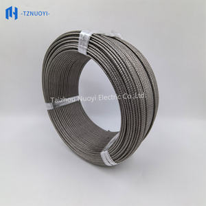 Câble de compensation PT100 en fil thermocouple, en acier inoxydable, blindé, isolé en PTFE, en cuivre étamé avec ligne de blindage - Product Image 4