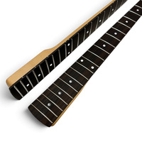 Manche de guitare basse JZ à 4 cordes, 20 frettes, longueur d'échelle de 32 pouces, en érable canadien satiné, avec chevalet en os de 38 mm et touche en palissandre