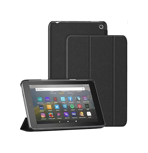 All-New Kindle Fire 7 Tablet Case 2022 Release 12th Generation 7" Full Body Protection Smart Stand Cover PU Magnetic Shockproof