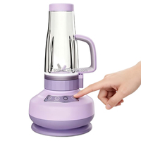 Blender personnel portable 500W pour smoothies et milkshakes, 4 lames en acier inoxydable, blender de table compact, broyage de glace, sans BPA