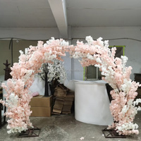 Arches en Soie Artificielle pour l'Arbre de Mariage, Fausses Fleurs de Sakura, Plantes à Fleurs de Cerisier, Décoration de Jardin, J19