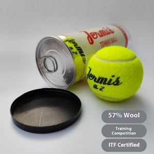 Balles de <span class=keywords><strong>tennis</strong></span> certifiées ITF, 57 % de laine, niveau compétition, écologiques, 3 pièces/rouleau, portables, durables, baril scellé, divertissement - Product Image 3