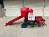 Presse à balles de paille compacteuse de foin pour tracteur, motorisée par boîte de vitesses, pour usage agricole, automatique, haute efficacité, robuste et durable