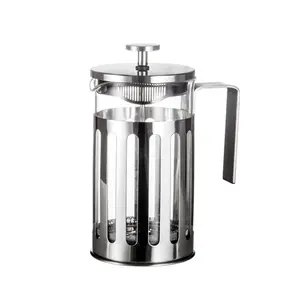 Home Use 20oz Metal French Press Pour Over Coffee Maker With Plunger