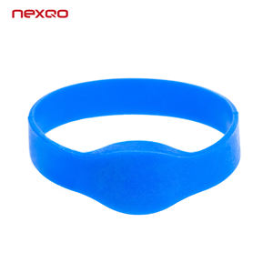 NFC 13.56MHz 미니 전자 식별 팔찌와 방수 <span class=keywords><strong>RFID</strong></span> 실리콘 팔찌 호텔 및 지불 응용 프로그램 - Product Image 3