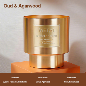 เทียนหอมอูด กลิ่นหอมหรูหรา ราคาดี รับผลิตตามสั่ง พร้อมโลโก้และบรรจุภัณฑ์ตามต้องการ สำหรับขายส่ง - Product Image 6