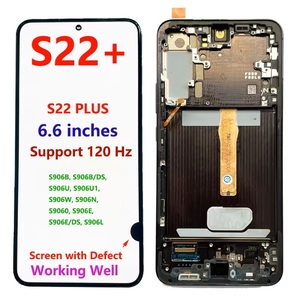 ลดราคา! จอ OLED ขนาด 6.6 นิ้ว สำหรับโทรศัพท์มือถือ <span class=keywords><strong>Samsung</strong></span> S22+ S906 S906B S906B/DS พร้อมจอสัมผัสและกรอบ - Product Image 1