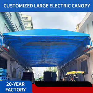 Tente extérieure électrique à profil élégant Toit plat à profil bas L'utilisation minimaliste quatre saisons améliore l'attrait des bordures pour <span class=keywords><strong>les</strong></span> maisons modernes - Product Image 5