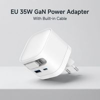 Adaptateur secteur GaN 35W personnalisé à haute puissance avec prise EU et câble de données pour téléphone portable