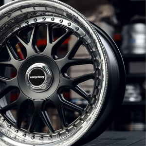 Roue forgée de luxe plat concave profond 2 pièces 3 pièces roues 5X112/114.3/120/127/130 roue de voiture pour Mercedes BMW - Product Image 4