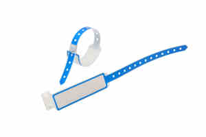 Braccialetti per braccialetti con braccialetto identificativo medico impermeabile monouso in vinile per ospedale - Product Image 5