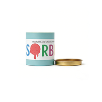 Emballage en tube biodégradable, étanche, résistant aux fuites, récipient pour aliments congelés, tube en papier cylindrique pour crème glacée, tube en papier cylindrique