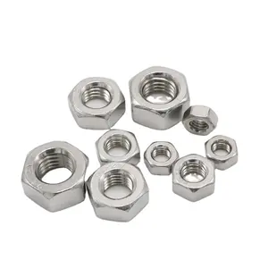 Din 934 Chất Lượng Cao Thép Không Gỉ Hexagon Nuts M3 M5 M6 M8 M10 M12 M20 Head Hex Nut