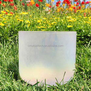 ขันคริสตัลควอตซ์ใส 99.99% สีไล่ระดับ 432/440Hz เครื่องดนตรีบำบัดด้วยเสียง - Product Image 5