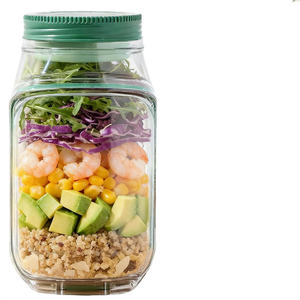 Recipiente Moderno y Portátil para Ensaladas, Caja Creativa para Ensaladas con Diseño Innovador, Recipiente de Plástico para Almacenar Frutas, Verduras y Ensaladas - Product Image 4