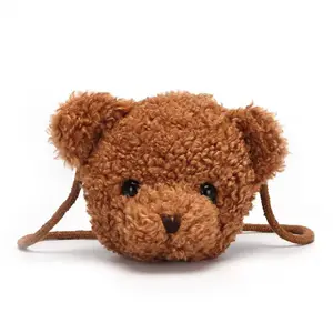 Großhandel Custom Umhängetasche Kawaii Mini Bären tasche Hochwertige Tier Plüsch Kleine Teddybär Tasche