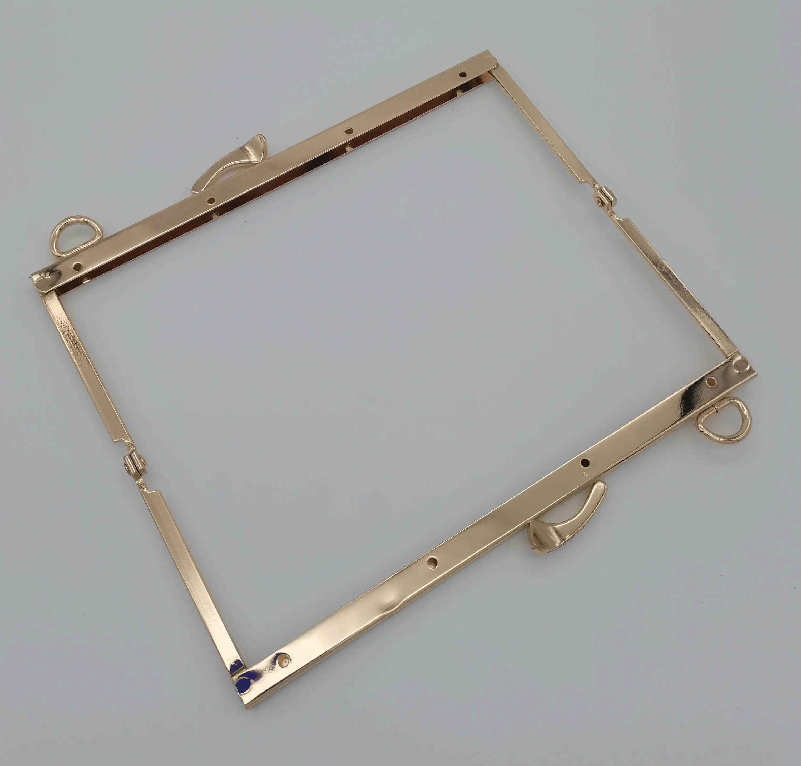 Bag Parts Accessories Metal Clutch Purse Frame Custom Kiss Lock Frame For Handbag And Lady Purse