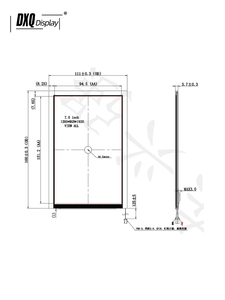 Écran LCD TFT haute luminosité de 7 pouces, résolution 1200*1920, 2000 nits, interface MIPI pour appareil extérieur, lisible en plein soleil, haute luminosité - Product Image 2