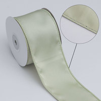 Ruban en satin double face de 6 cm, finition mate, bords thermocollés, matériau pour la fabrication de nœuds faits main, 18 couleurs disponibles