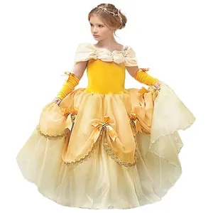 Vestido <span class=keywords><strong>de</strong></span> princesa <span class=keywords><strong>Bella</strong></span> para niñas, disfraz <span class=keywords><strong>de</strong></span> <span class=keywords><strong>bestia</strong></span> <span class=keywords><strong>bella</strong></span> para Halloween, carnaval, Cosplay, vestido <span class=keywords><strong>de</strong></span> baile <span class=keywords><strong>de</strong></span> cumpleaños para eventos infantiles - Product Image 1