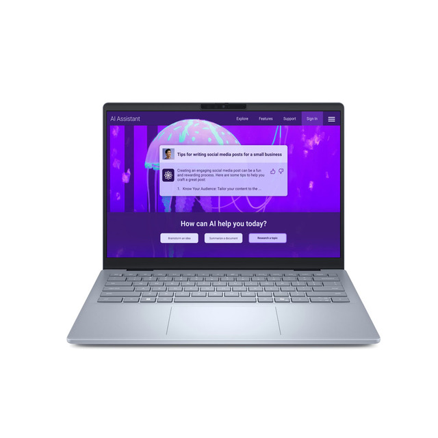 DELLs 14 Plus DB14250 2.5K 14-inch High-performance Lightweight Notebook Computer Ultra 7 258V for Office Entertainment Design