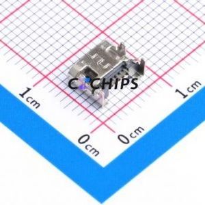 HX MICRO 4P DIP ZB USB Connector SMD Connector ( Connector Type: Micro-B )( Gender: Female )( Mounting Type: Horizontal Mount ) - Product Image 2