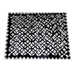 Panneau décoratif rectangulaire en résine à motif floral quadrillé avec design côtier, multifonctionnel, prêt pour les anniversaires, pièce unique - Product Image 1
