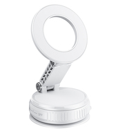 Support de téléphone de voiture à aspiration magnétique à aspiration à fond rotatif pour fenêtre de bureau pliable rétractable mains libres