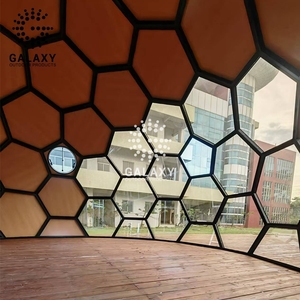 Tienda de Campaña Tipo Domo Geodésico para Hotel, 10 m, en Oferta, Glamping, Negra, 20 Metros Cuadrados, de Acero, para Fiestas, Aislada del Sol - Product Image 2