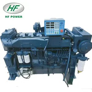Brand New Water Cooling 6 Cylinders Weichai Wd10 Series Marine Diesel Engine WD10C250 Boat Engine 4 Stroke For Sale