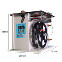 Machine d'étiquetage manuelle pour coins, double face, pour boîtes d'emballage, cartons, bouées, bouteilles carrées