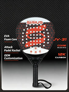 Raquette de pickleball de qualité supérieure, design large, professionnelle, en fibre de carbone 3K, résistante aux chocs, qualité tournoi, nylon, fabricant OEM - Product Image 2