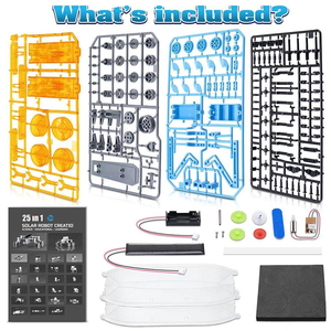 Kit de Construcción de Robot Solar con Control Remoto STEM 31 en 1, Experimento Científico <span class=keywords><strong>para</strong></span> Niños, Proyecto Robótico Solar DIY, Juguete de Construcción - Product Image 6