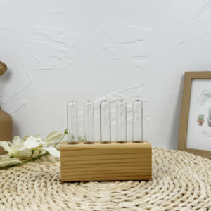 Haute qualité YJ marque scientifique pour 12mm 15mm 16mm 18mm 20mm 25mm plastique transparent pour Tubes couvercle en liège Logo personnalisable - Product Image 4