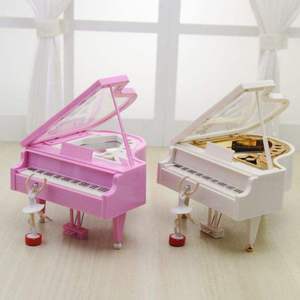 Wholesale <b>Instrument</b> Cute Dancing Girl Piano <b>Music</b> Box Mini Trumpet Sound Box Gift Girl's Birthday Gift - Product Image 5