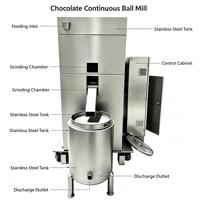 Machine de broyage de chocolat industrielle TUORONG, capacité continue de 500 kg/h, moulin à billes pour chocolat, machine de raffinage et de broyage du chocolat
