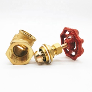 หญิงกระทู้ Inline ทางเดียว DN15-DN20ความดัน1.6Mpa ทองเหลืองแสงหยุดวาล์ว2นิ้วสำหรับบ้าน - Product Image 2