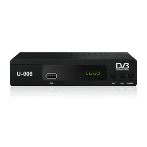 JUNUO Dekoder TV Digital Wifi, Penerima 1080P Full HD DVB T2 Peningkatan Kualitas Tinggi