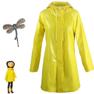 Disfraz de Cosplay de Coraline Wepper, Gabardina, Disfraz de Halloween Unisex para Adultos, Conjunto de Disfraz de Personaje de Película de Televisión - Product Image 2