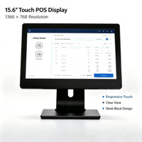 Недорогая POS-система от производителя: 15,6-дюймовый LED сенсорный экран, кассовый аппарат I3/I5 для ресторанов