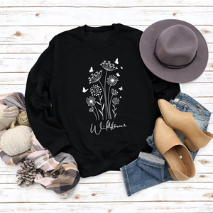 เสื้อสเวตเตอร์ผู้ชายไซส์ใหญ่พิมพ์ลายผีเสื้อ แขนยาว สไตล์ลำลอง ใส่ได้ทั้งฤดูใบไม้ร่วงและฤดูหนาว - Product Image 4