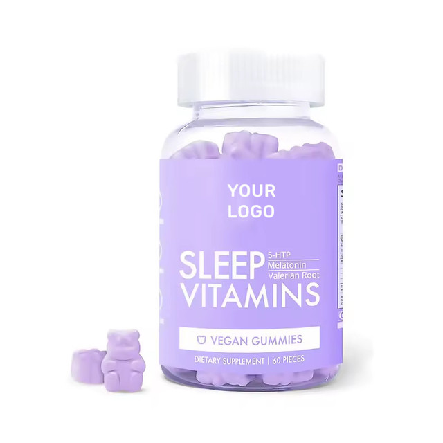 Custom Sugar-free Sleep Gummies for Adults Sleep Aid Supplement Formulated With Gaba Magnesium Melatonin