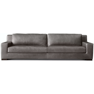 Divano Sezionale Minimalista da Interno Personalizzabile in Pelle <span class=keywords><strong>Modena</strong></span> con Braccioli a Tracolla, Struttura in Legno Artigianale per Lobby, Villa, Appartamento - Product Image 6